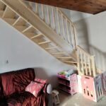 Rénovation de maison à Charavines (38) - escalier accès combles