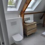 Rénovation d’une salle de bain à Herlies (59) - fenêtres de toit