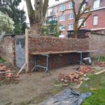 Rénovation d’un mur mitoyen à Lille (59) - échafaudage et modification du mur