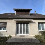 Rénovation énergétique de maison à Vierzon (18) - grande façade avec nouvelles ouvertures