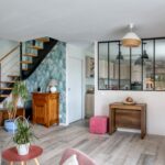 Rénovation complète de maison à Questembert (56) - verrière et salle de séjour