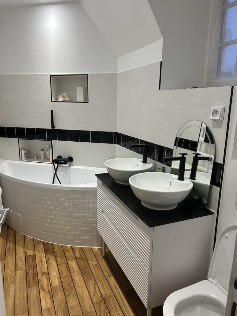 Rénovation d’une salle de bain à Montmorency (95)